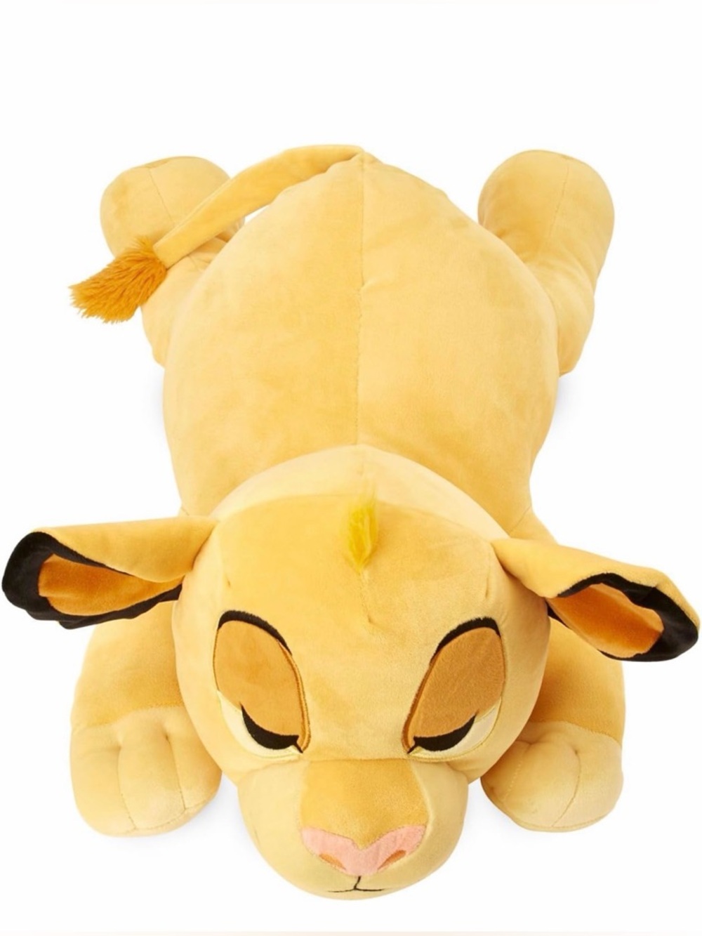 Disney Cuddleez Simba Plush – Large Lion King Sleeping Stuffed Animal – NWT